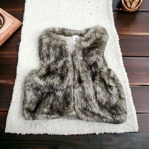 New! Carter's Girls Faux Fur Vest